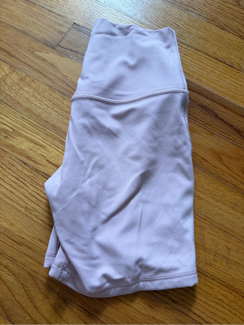 lululemon athletica High-Rise Bike Shorts in Pale Lavender